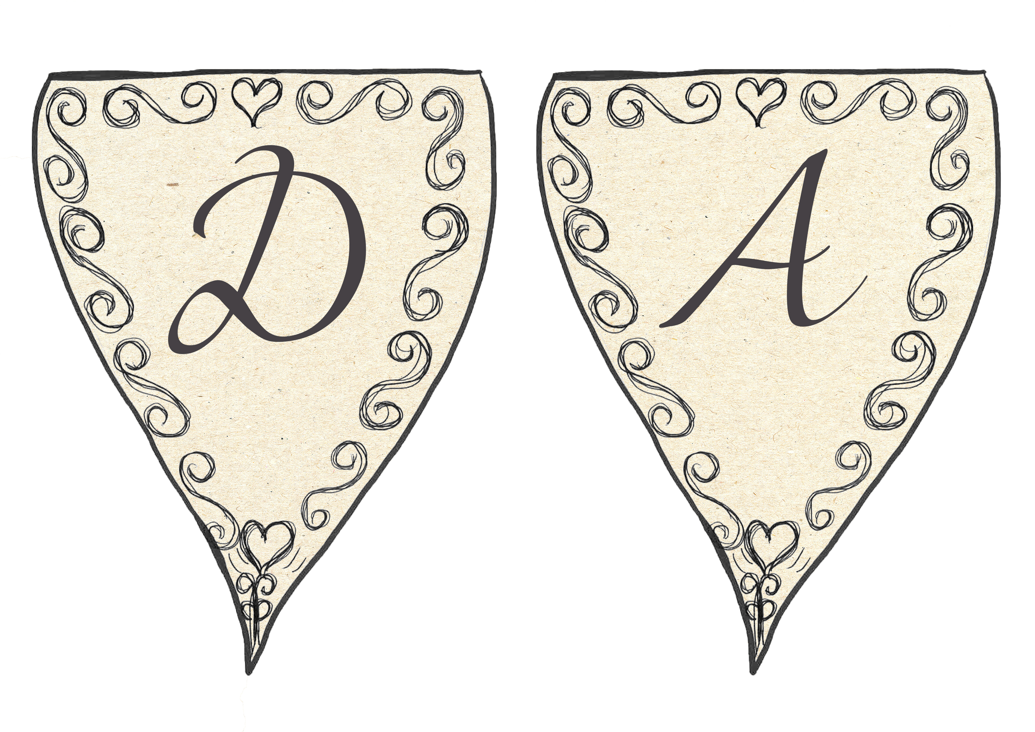 Fairy bunting D A